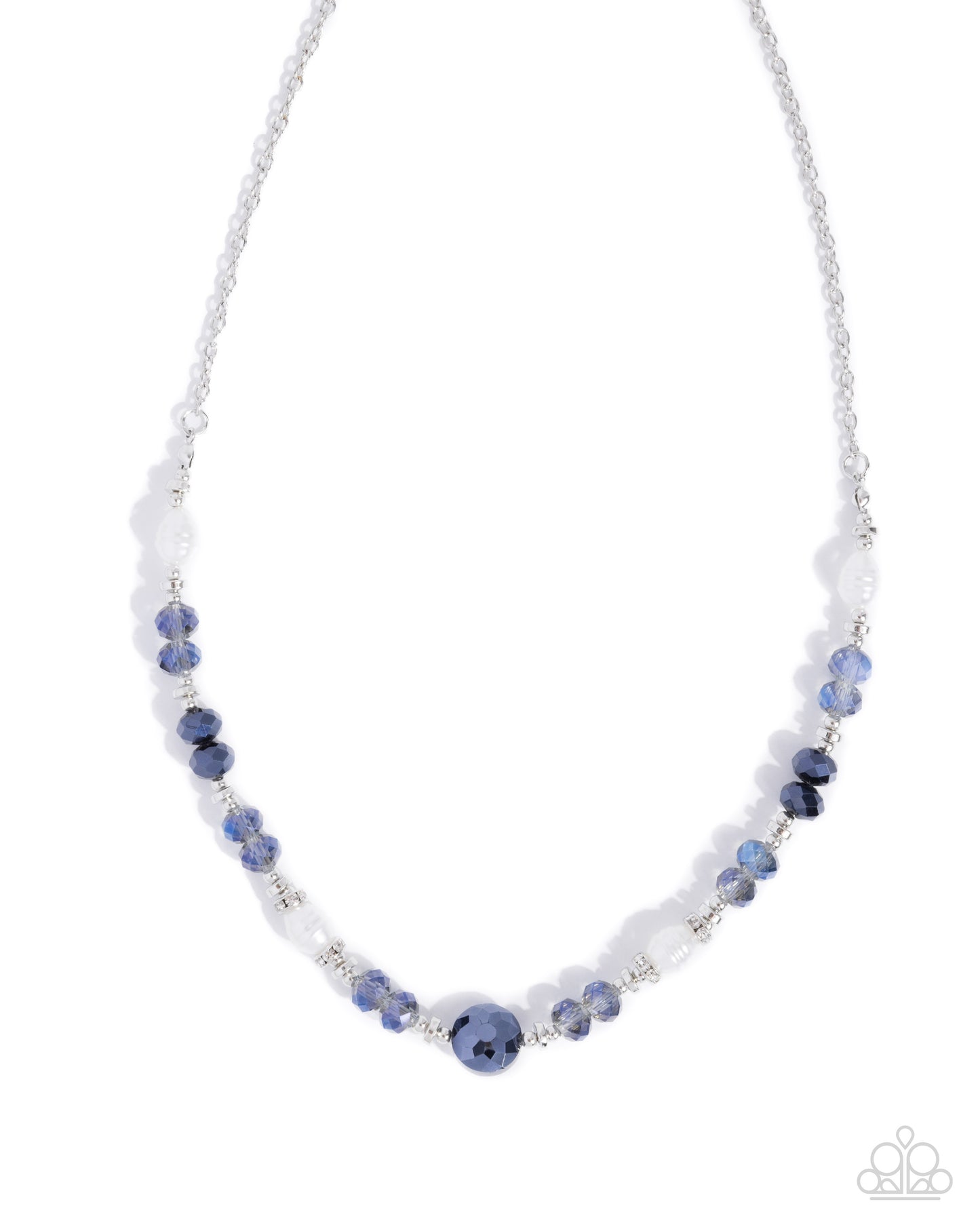 Paparazzi Allegro Assumption - Blue Necklace & Bracelet Set