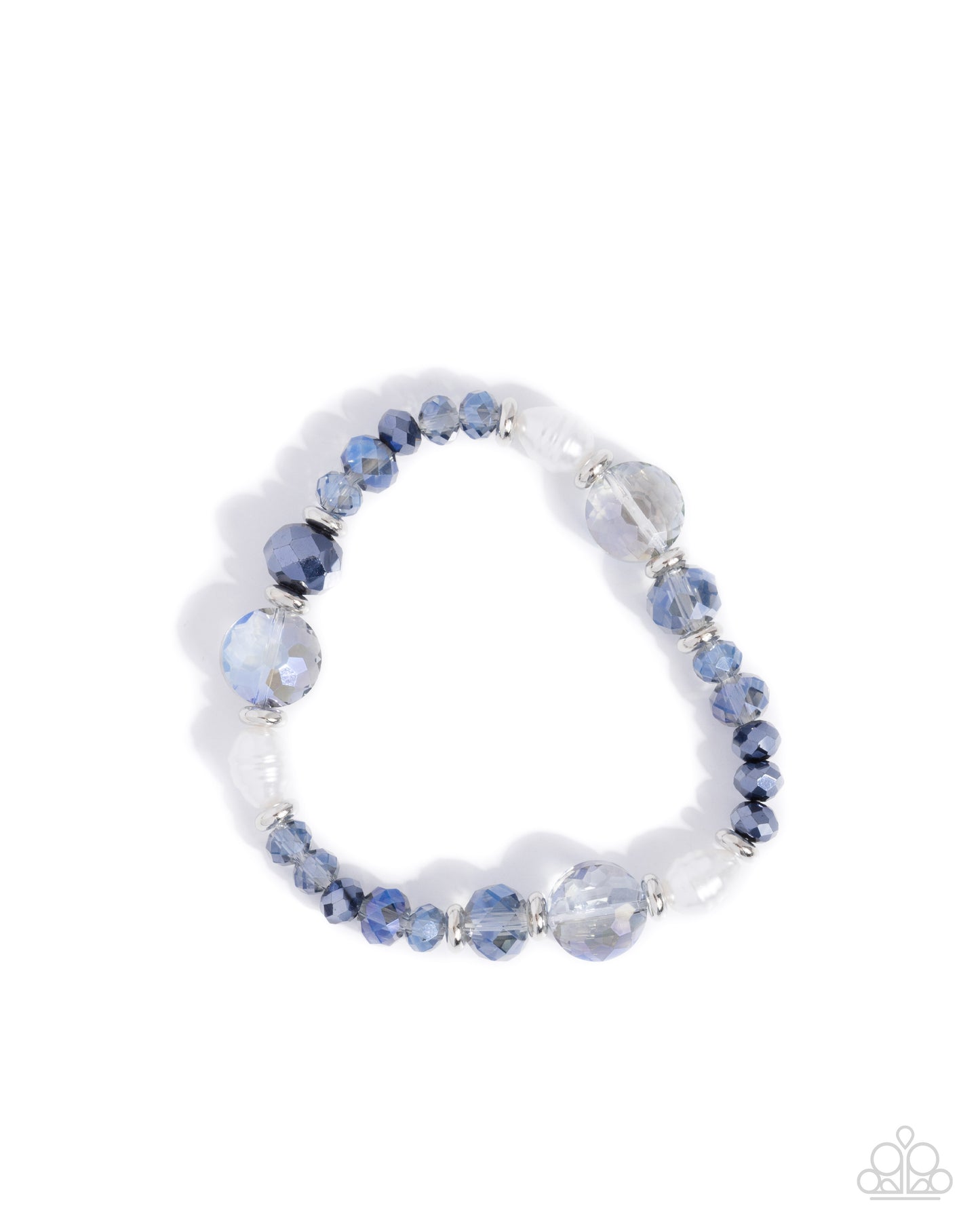 Paparazzi Allegro Assumption - Blue Necklace & Bracelet Set