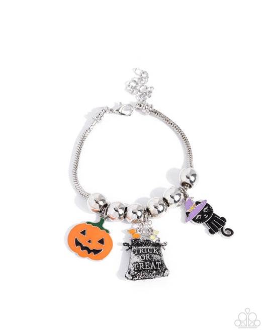 Haunted Halloween - Multicolored Halloween Bracelet Paparazzi B2417