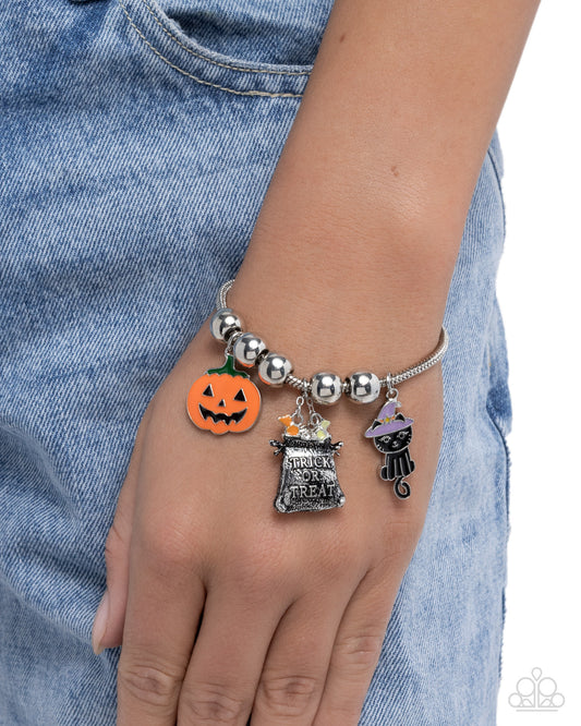 Haunted Halloween - Multicolored Halloween Bracelet Paparazzi B2417