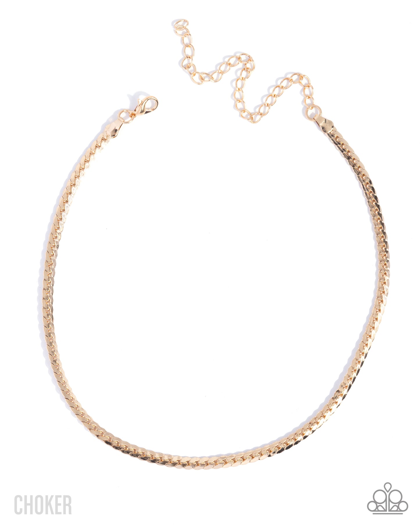 Paparazzi Crowning Challenge - Gold Choker Necklace N3755