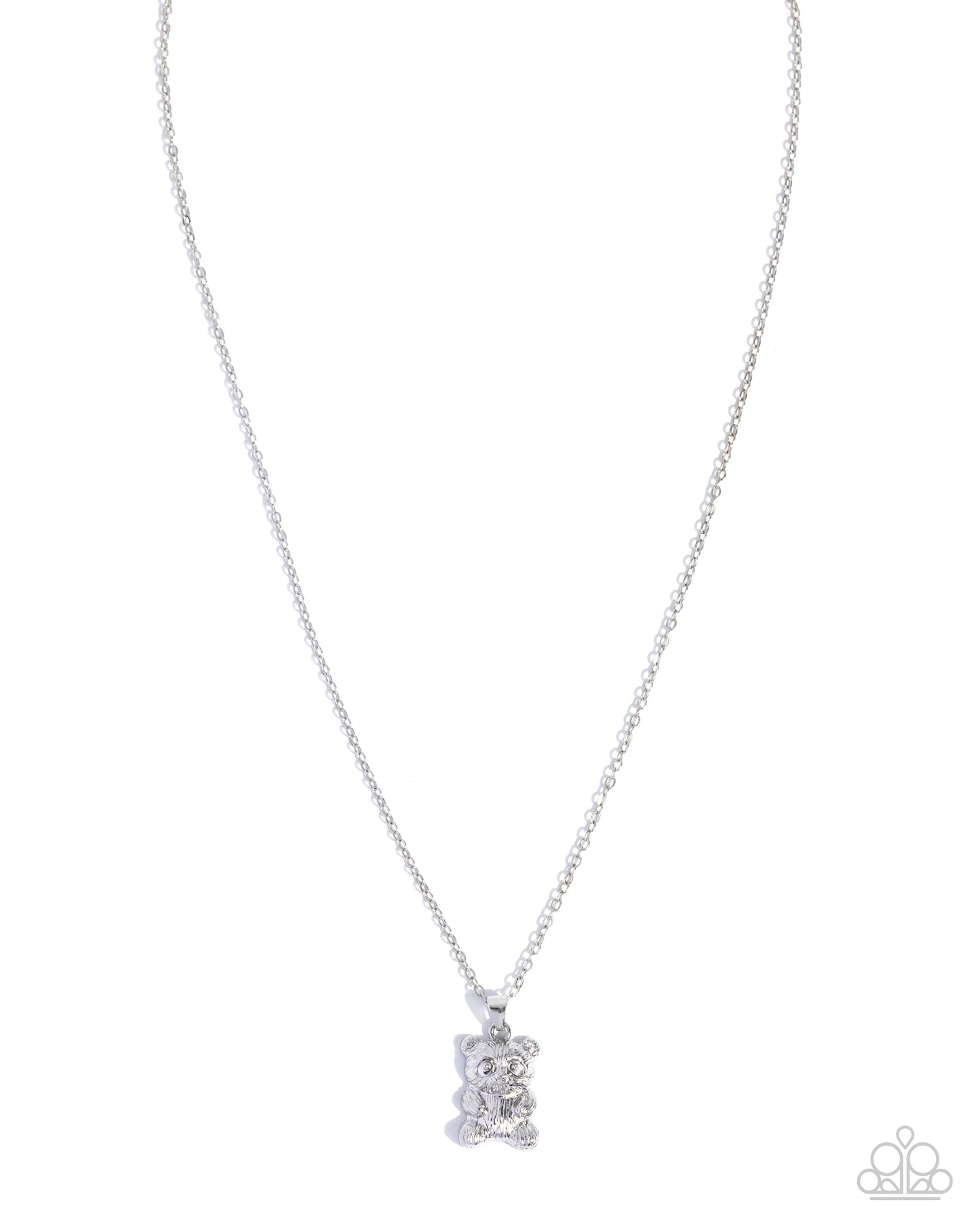 Paparazzi Panda Perfection - Silver Panda Charm Necklace N3858