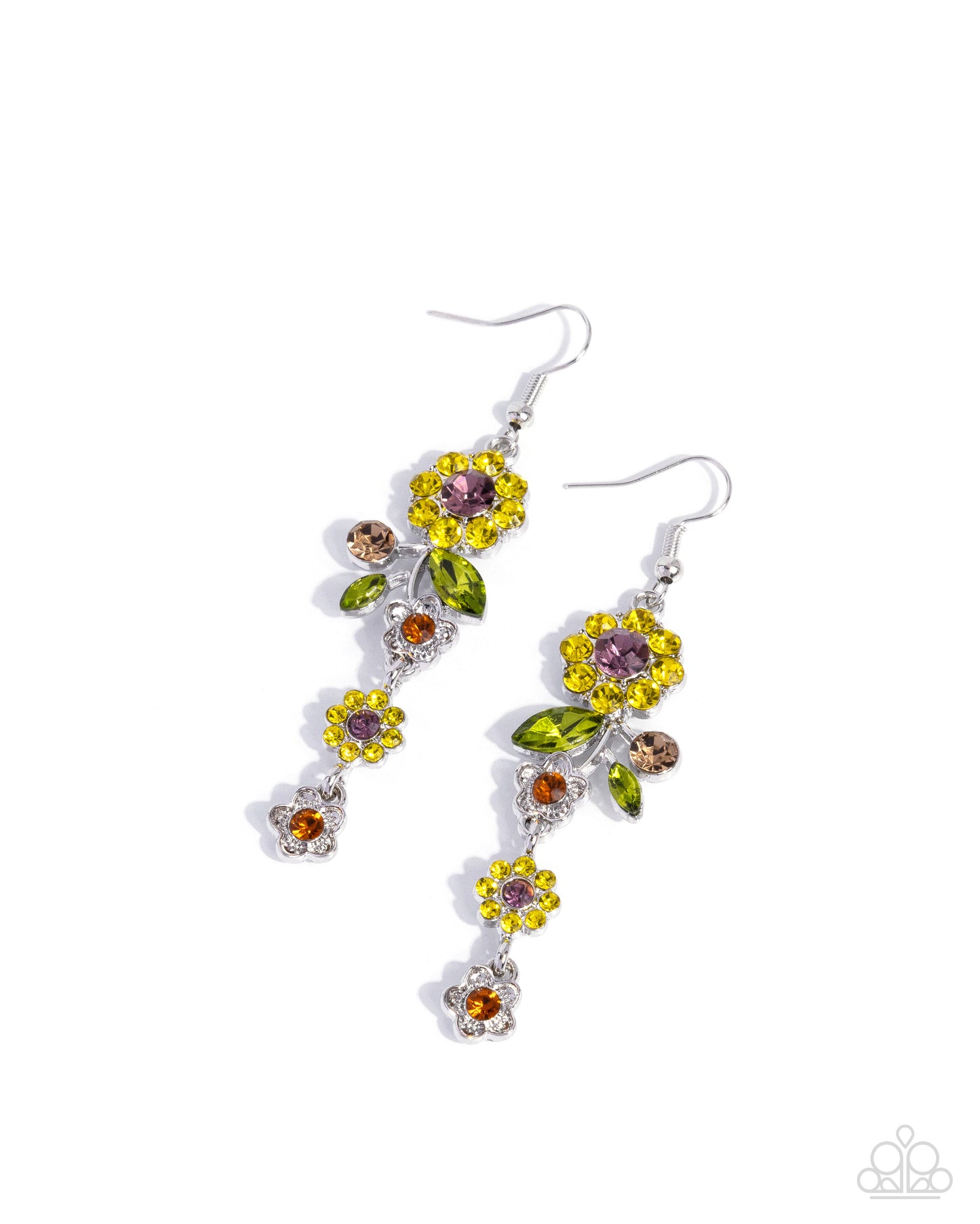 Paparazzi Better Bouquet - Yellow Flower Earring