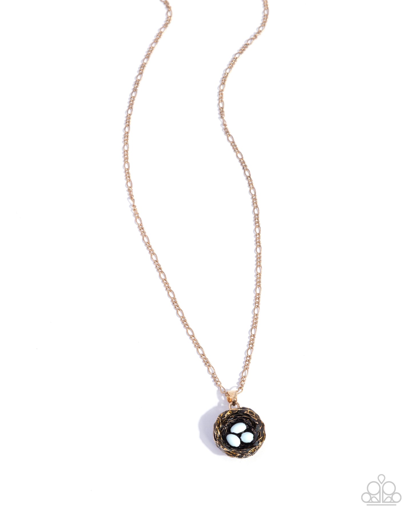 Paparazzi Building a Nest - Gold Nest Necklace