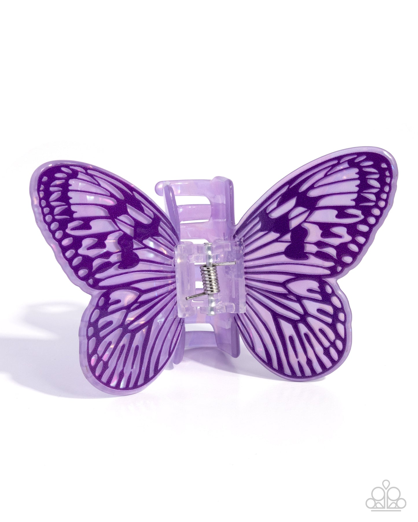 Paparazzi Fluttering Focus - Purple Butterfly Hair Claw Clip H0255