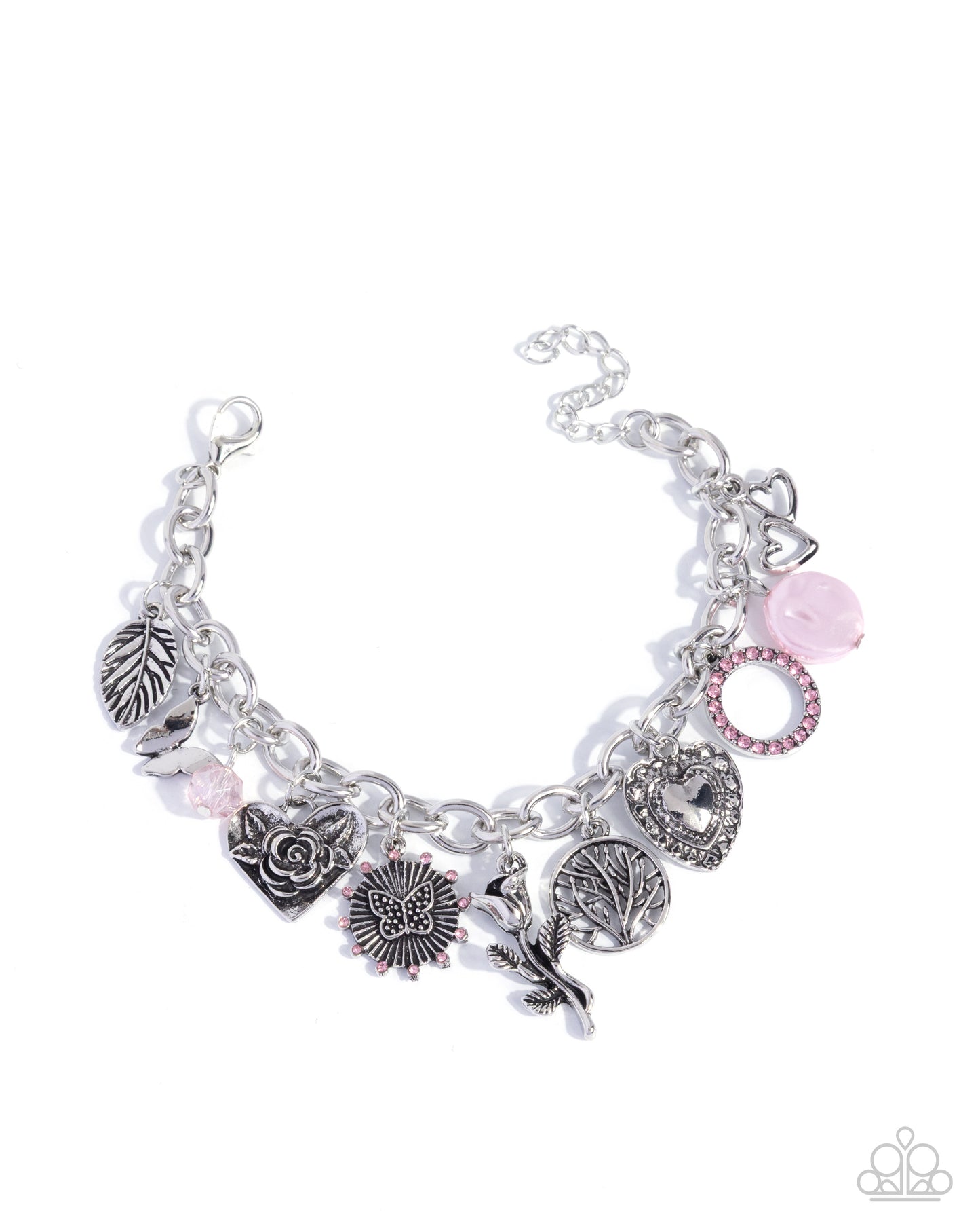Paparazzi Stay Sophisticated - Pink Charm Style Bracelet B2586