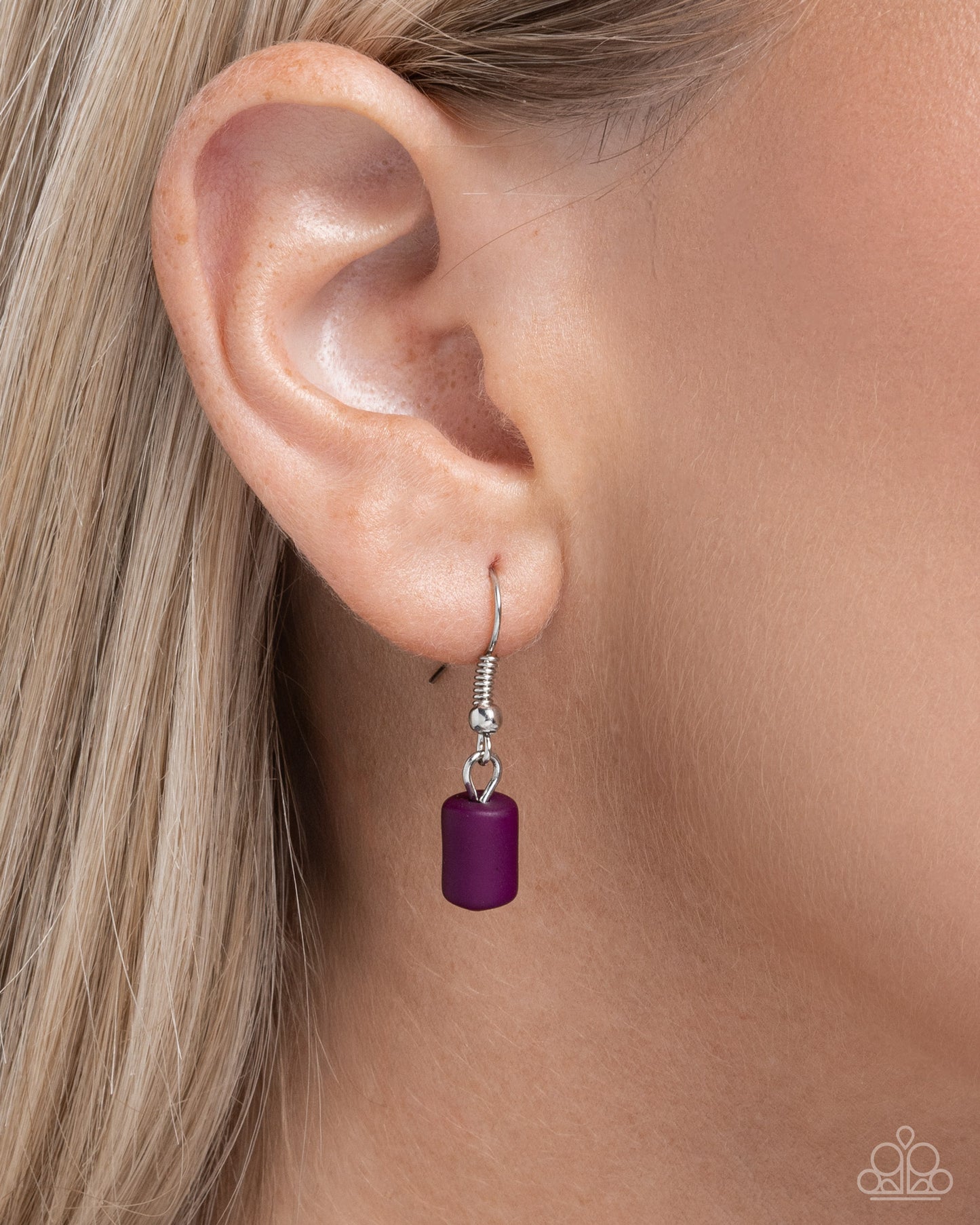 Paparazzi Sweet Series - Purple Damson, Cloudy, Milky & Defaced Bead Necklace