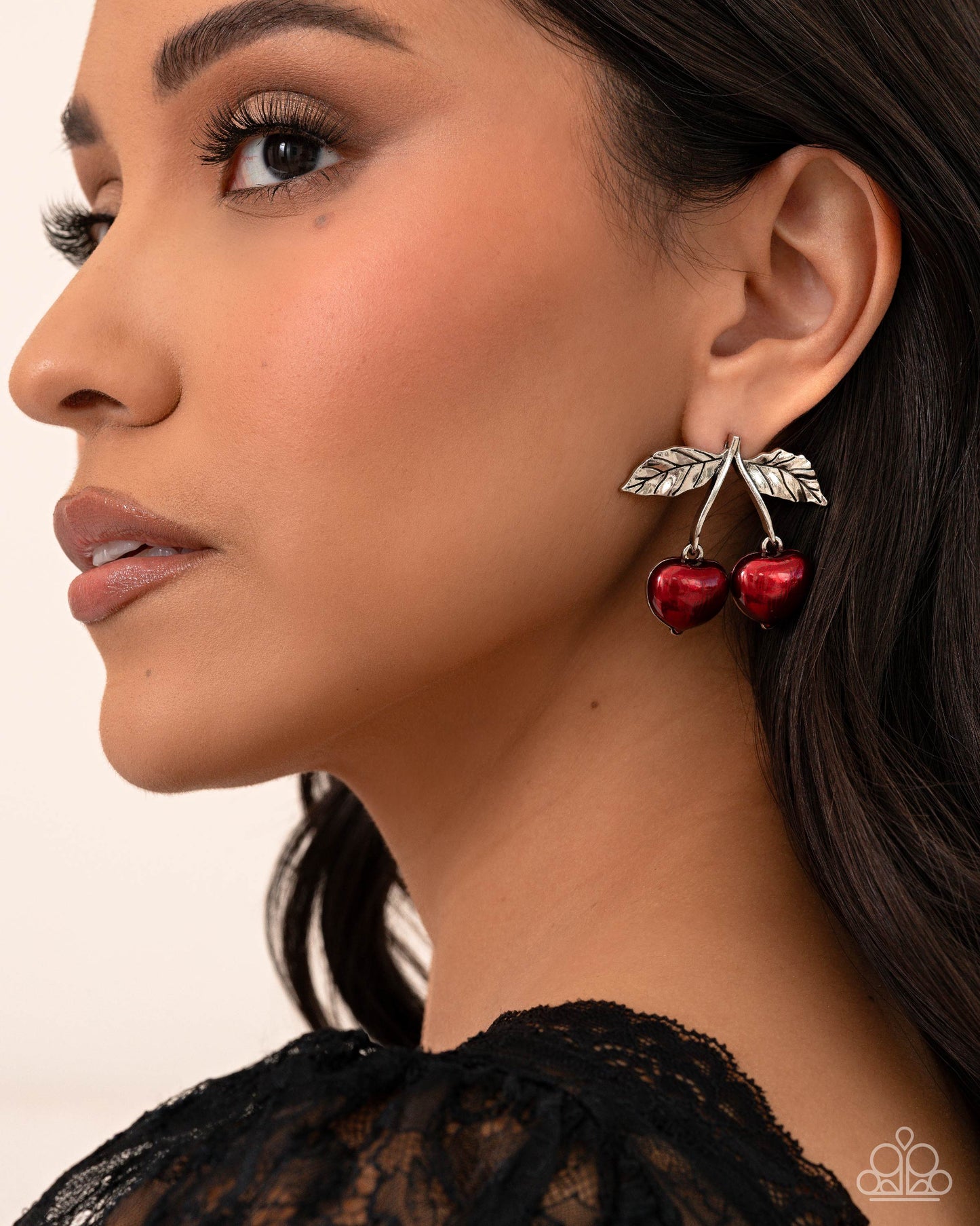 Paparazzi Confident Cherries - Red Cherries Earring