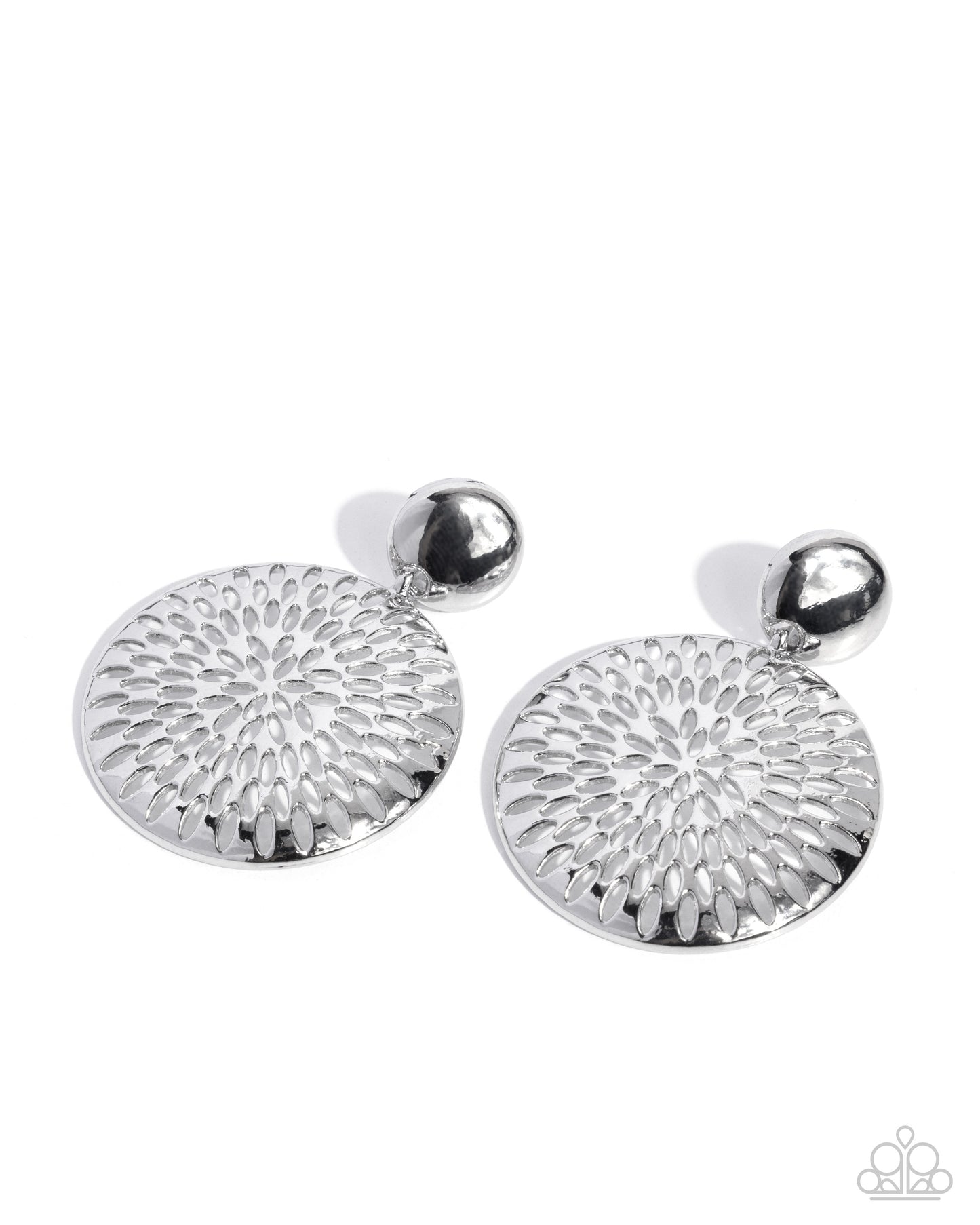 Paparazzi Woven Ware - Silver Earring
