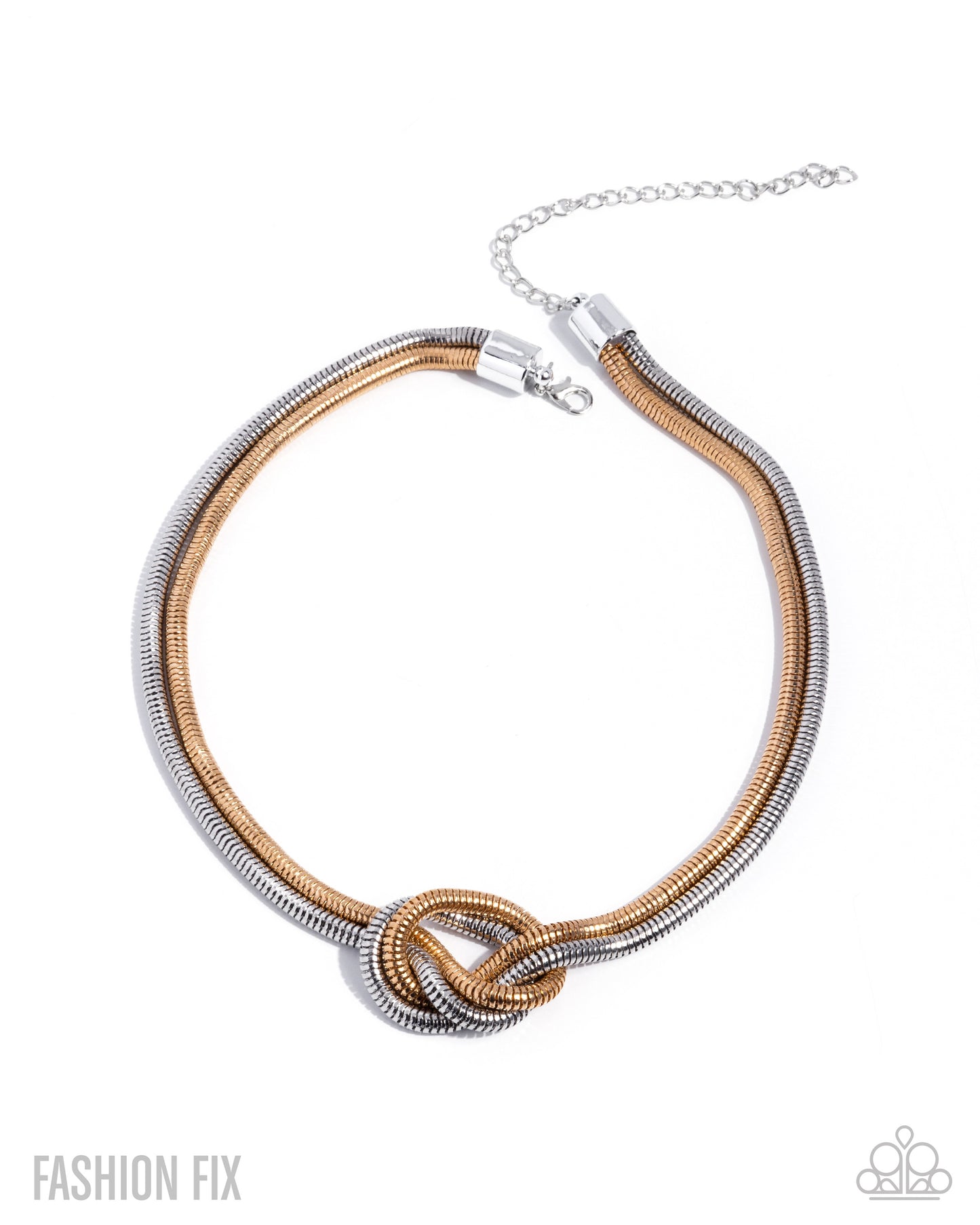 Paparazzi Industrial Chic - Multi Gold & Silver Snake Chain Necklace Magnificent Musings Fashion Fix April 2026
