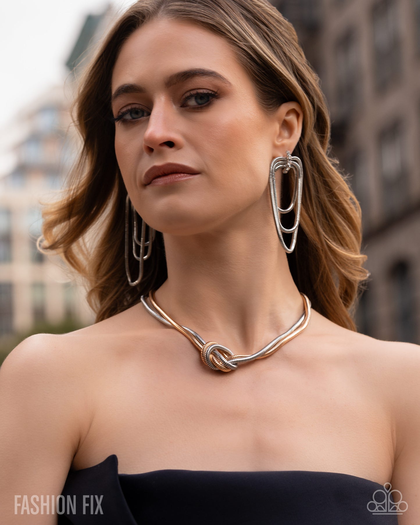Paparazzi Industrial Chic - Multi Gold & Silver Snake Chain Necklace Magnificent Musings Fashion Fix April 2026