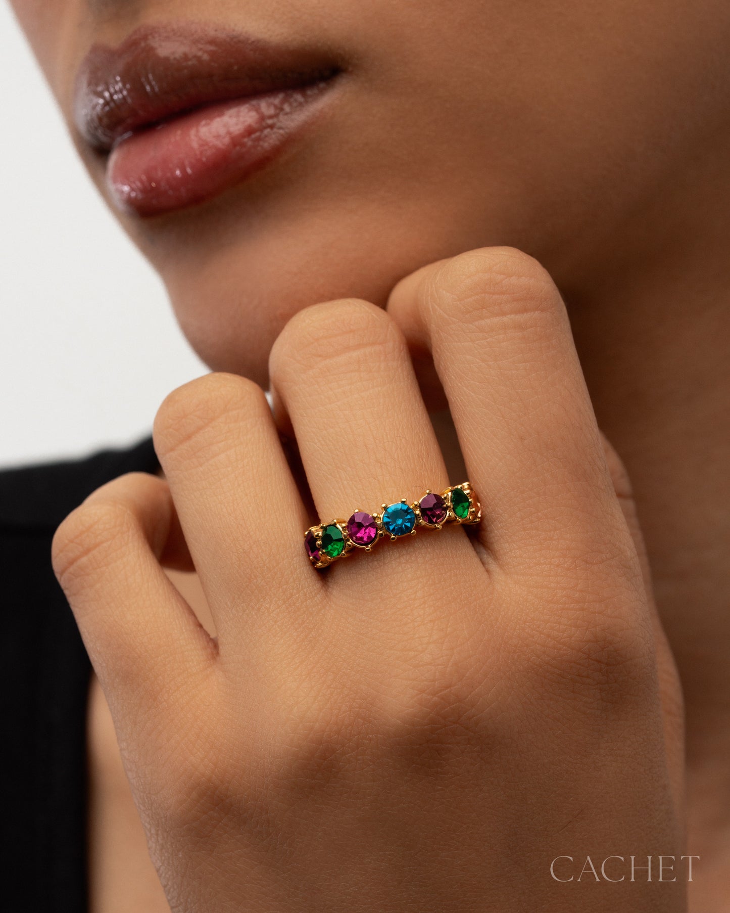 Paparazzi Royaute - Cache Size 6 -18K Gold Ring