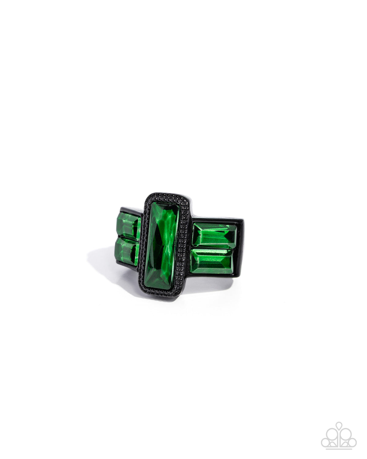 Geometric Grunge - Green
