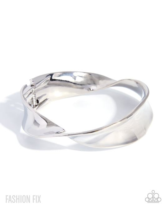 Paparazzi Crafted Class - Silver Hinged Bracelet July 2026 Simply Santa Fe Fashion Fix