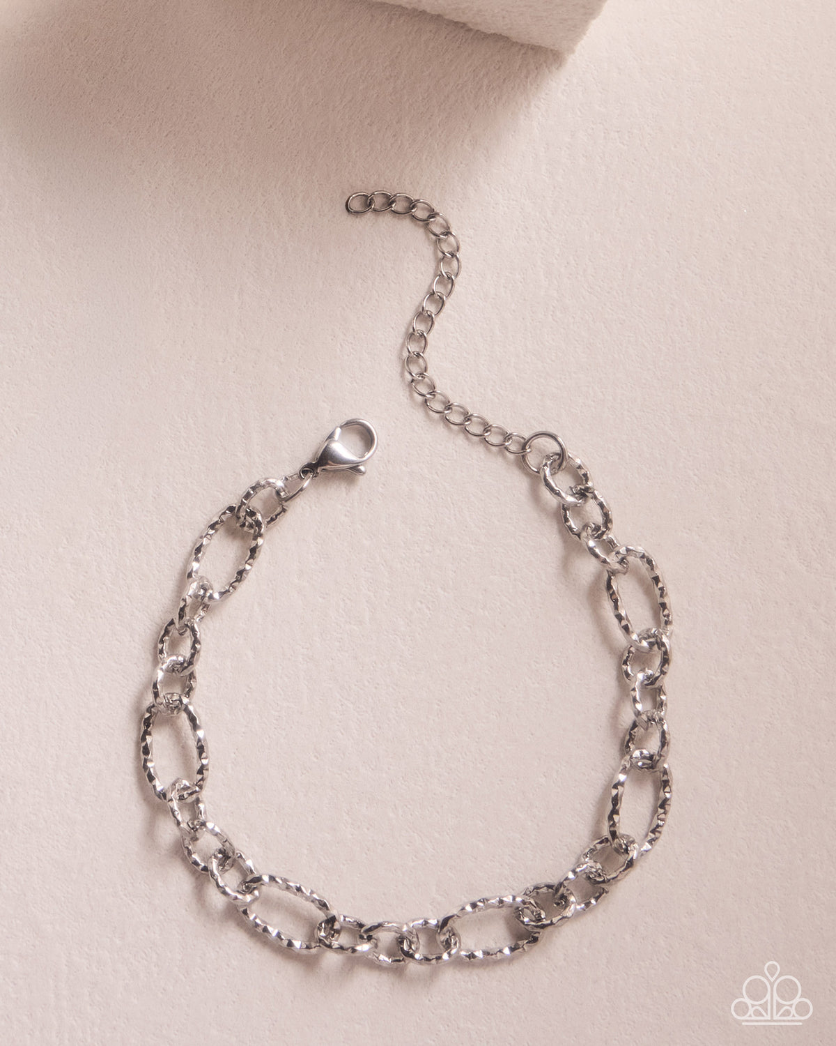 Paparazzi Dramatic Duty - Silver Stainless Steel Bracelet