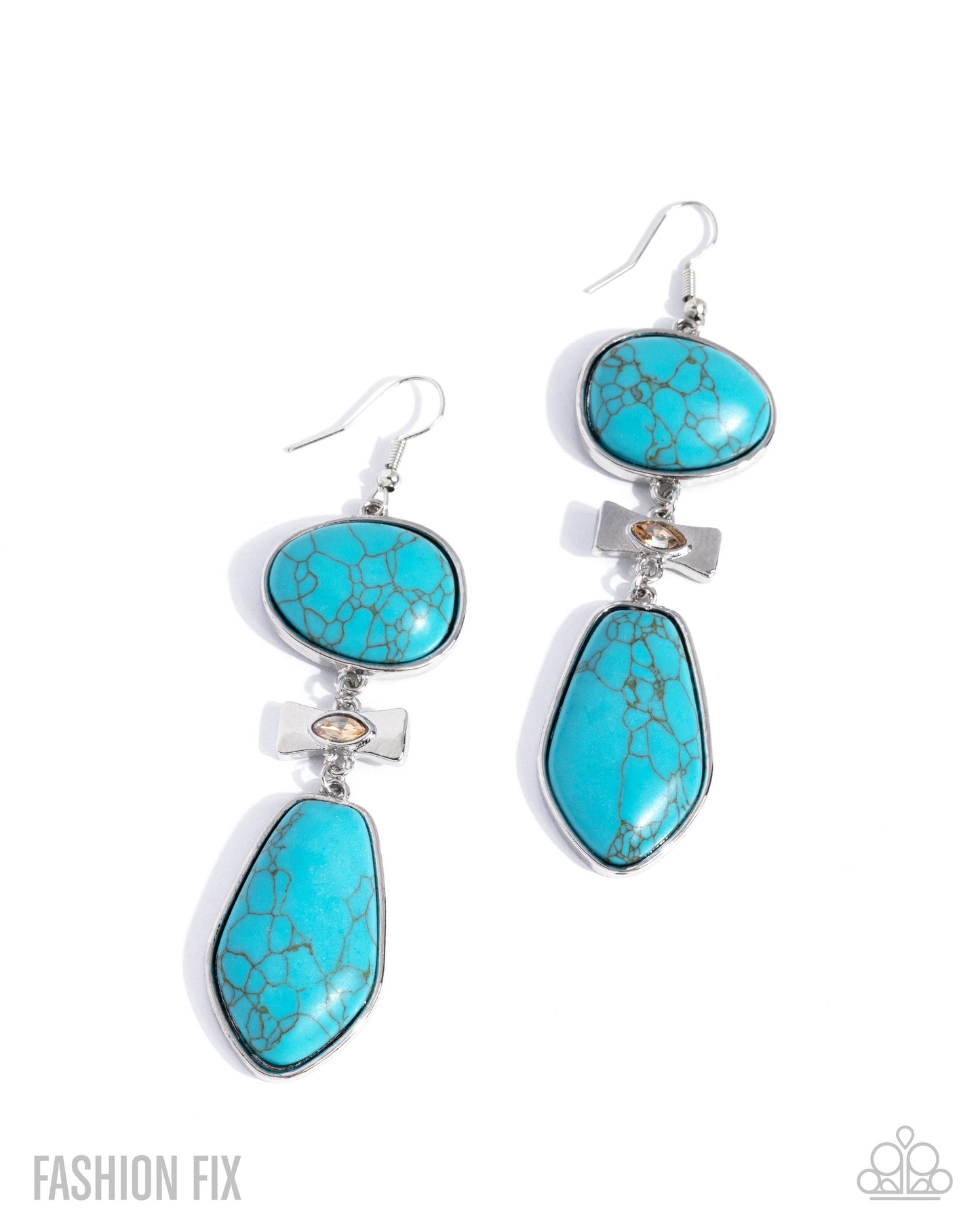 Paparazzi Moved Muse - Blue Turquoise Earring Simply Santa Fe Fashion Fix August 2026
