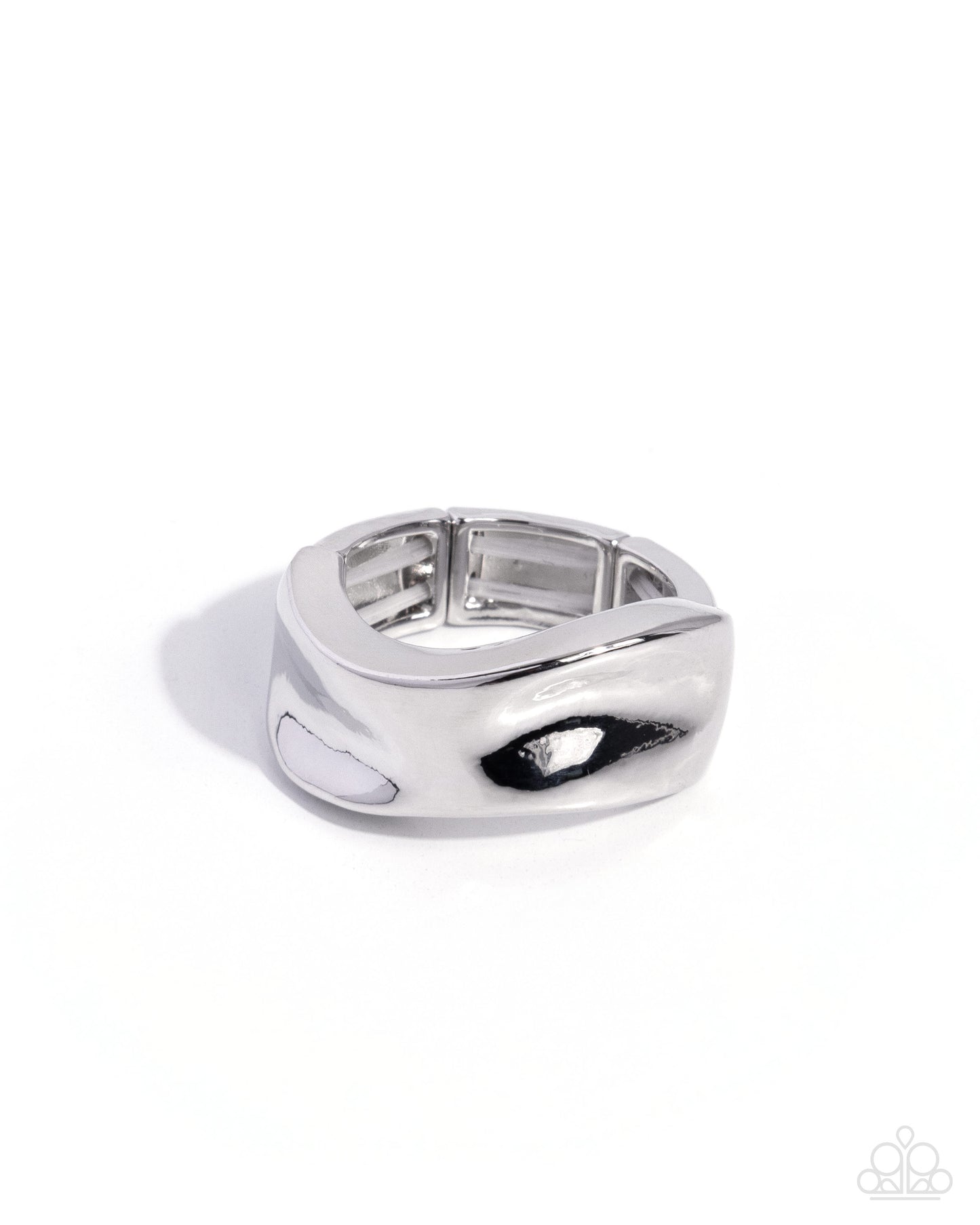 Paparazzi Adorably Abstruse - Silver Abstract Ring