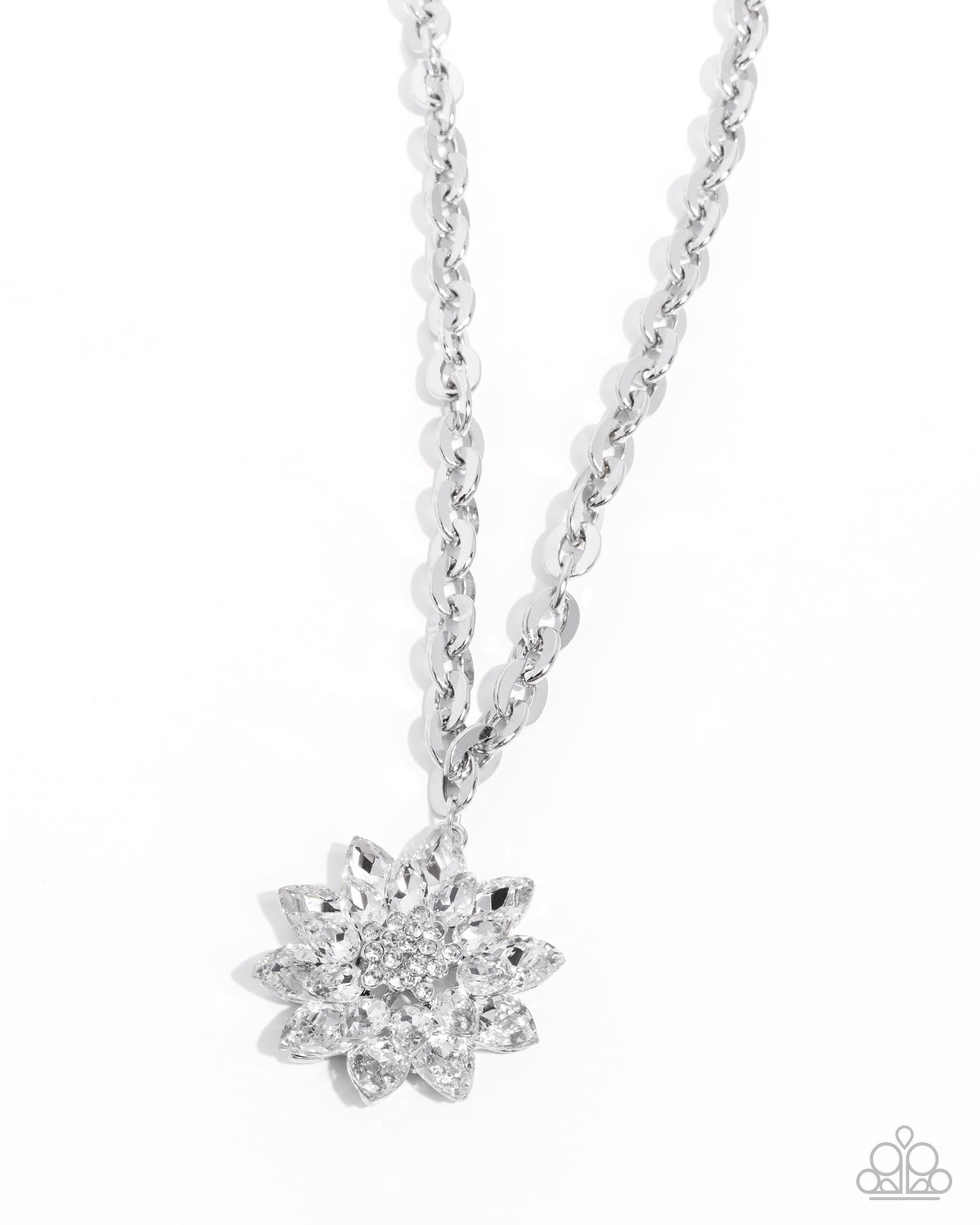 Paparazzi Glamorous Garden White Necklace Life Of The Party May 2026 Exclusive