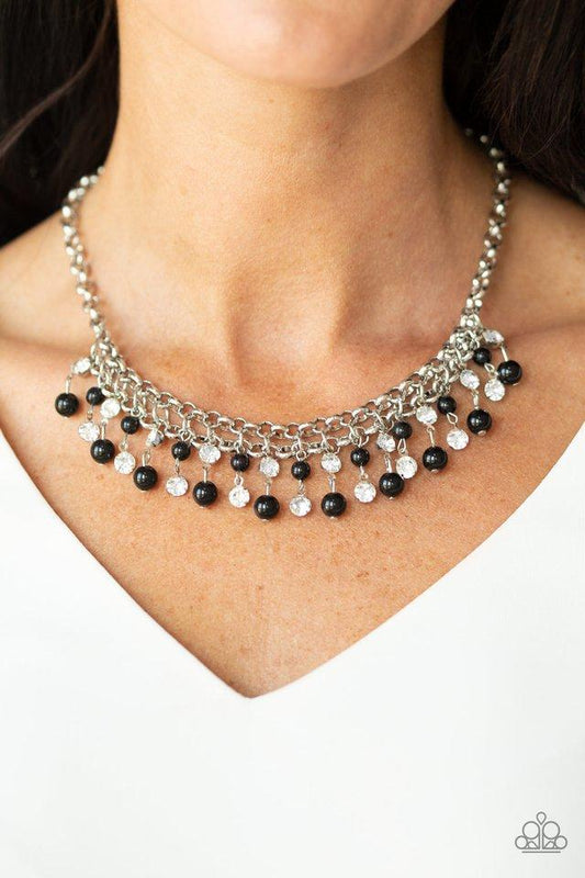 You May Kiss The Bride Black Necklace Paparazzi N0305