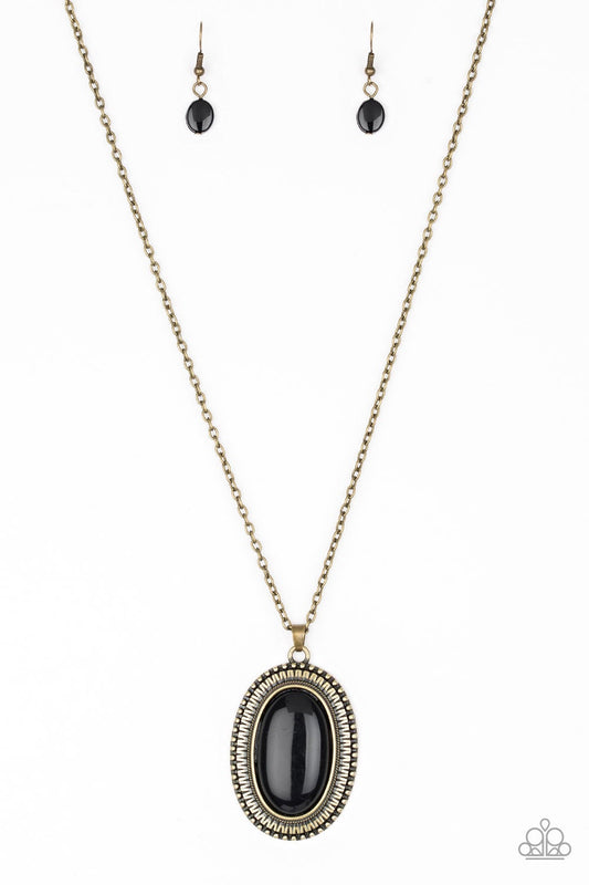 Practical Prairie Brass Necklace Paparazzi N0205
