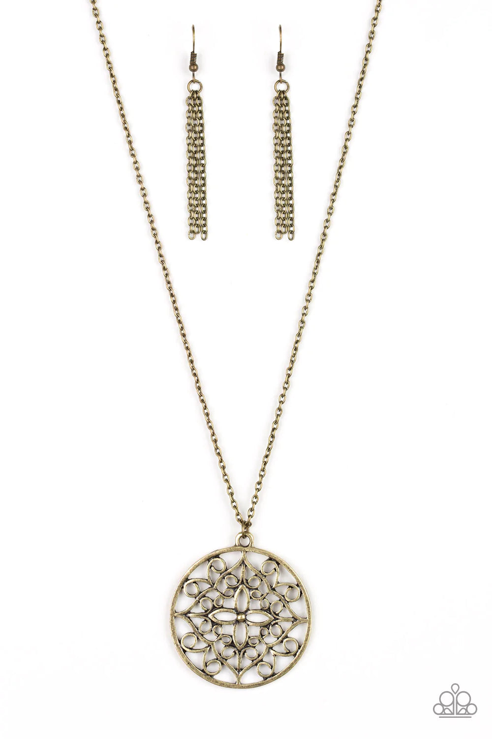 Madala Melody Brass Necklace Paparazzi N0973