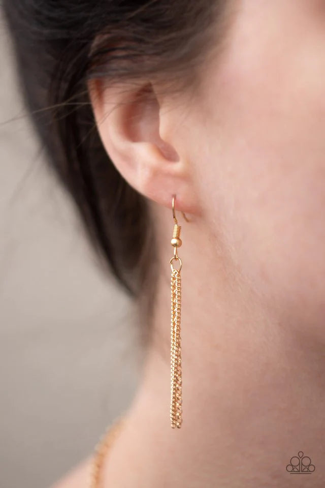 Madala Melody Rose Gold Floral Necklace Paparazzi N0974