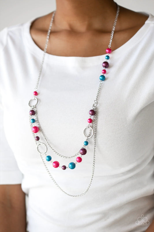 Party Dress Princess Multi Necklace Paparazzi N0828