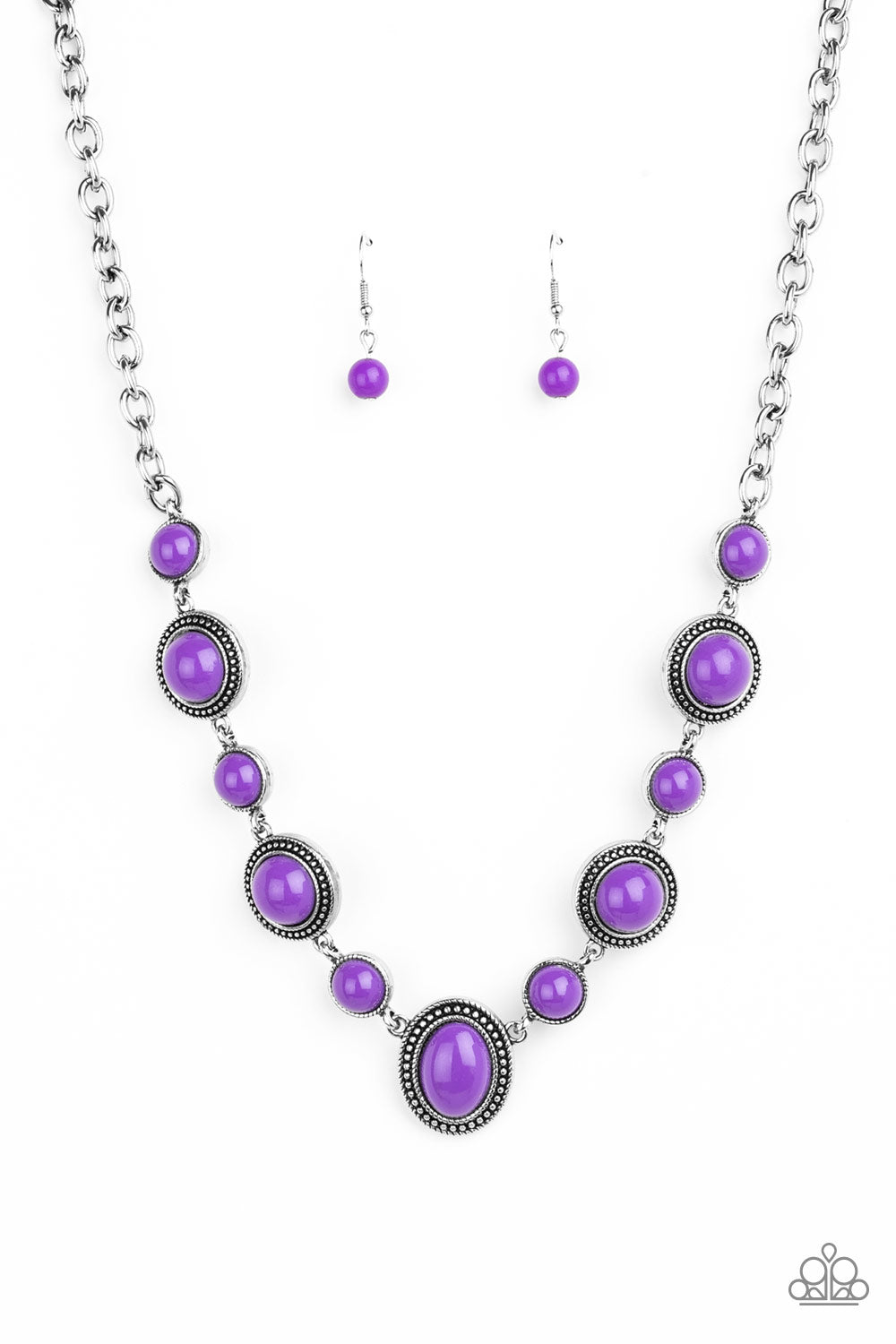 Voyager Vibes - Purple Necklace Paparazzi N0581