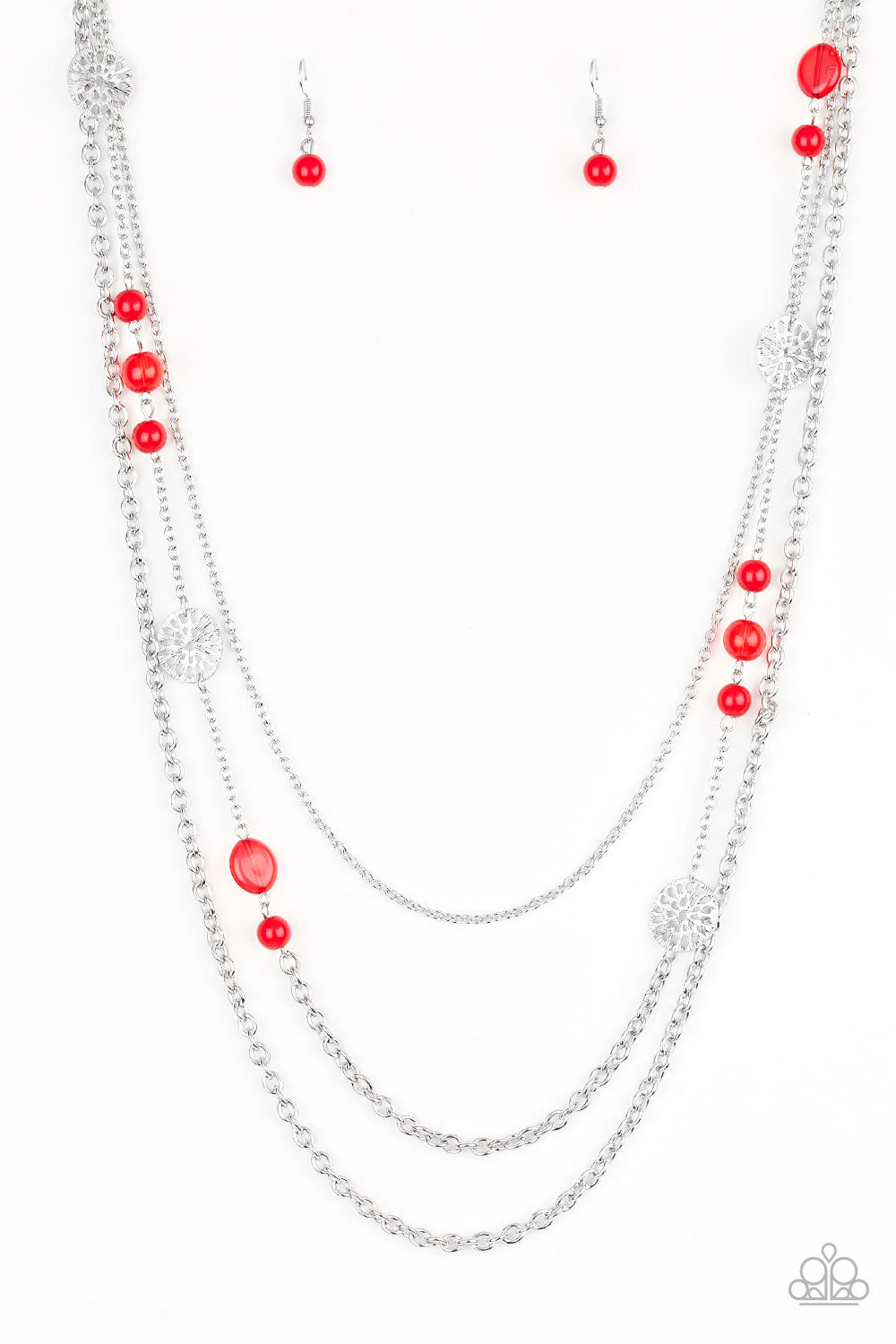 Pretty Pop-tastic! Red Necklace Paparazzi N0031