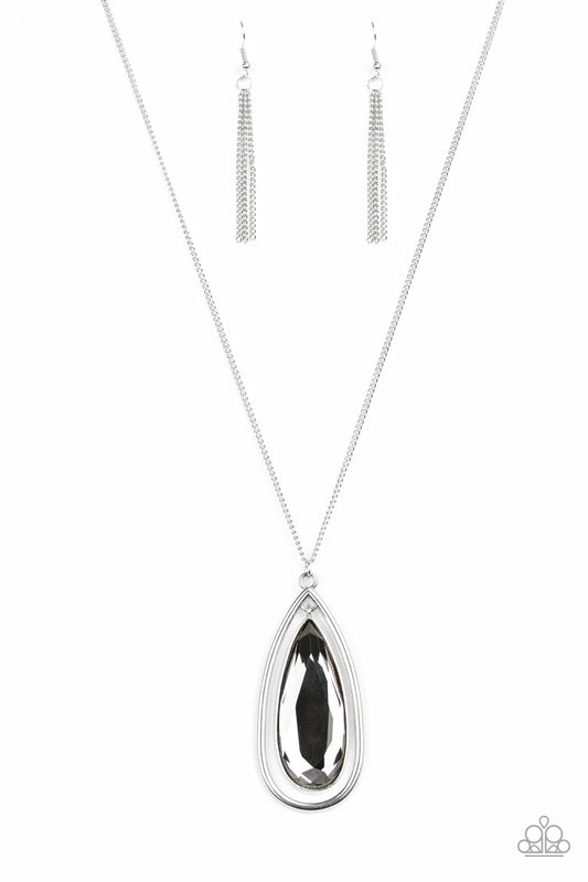 The Royal Coronation Silver Necklace Paparazzi N0022