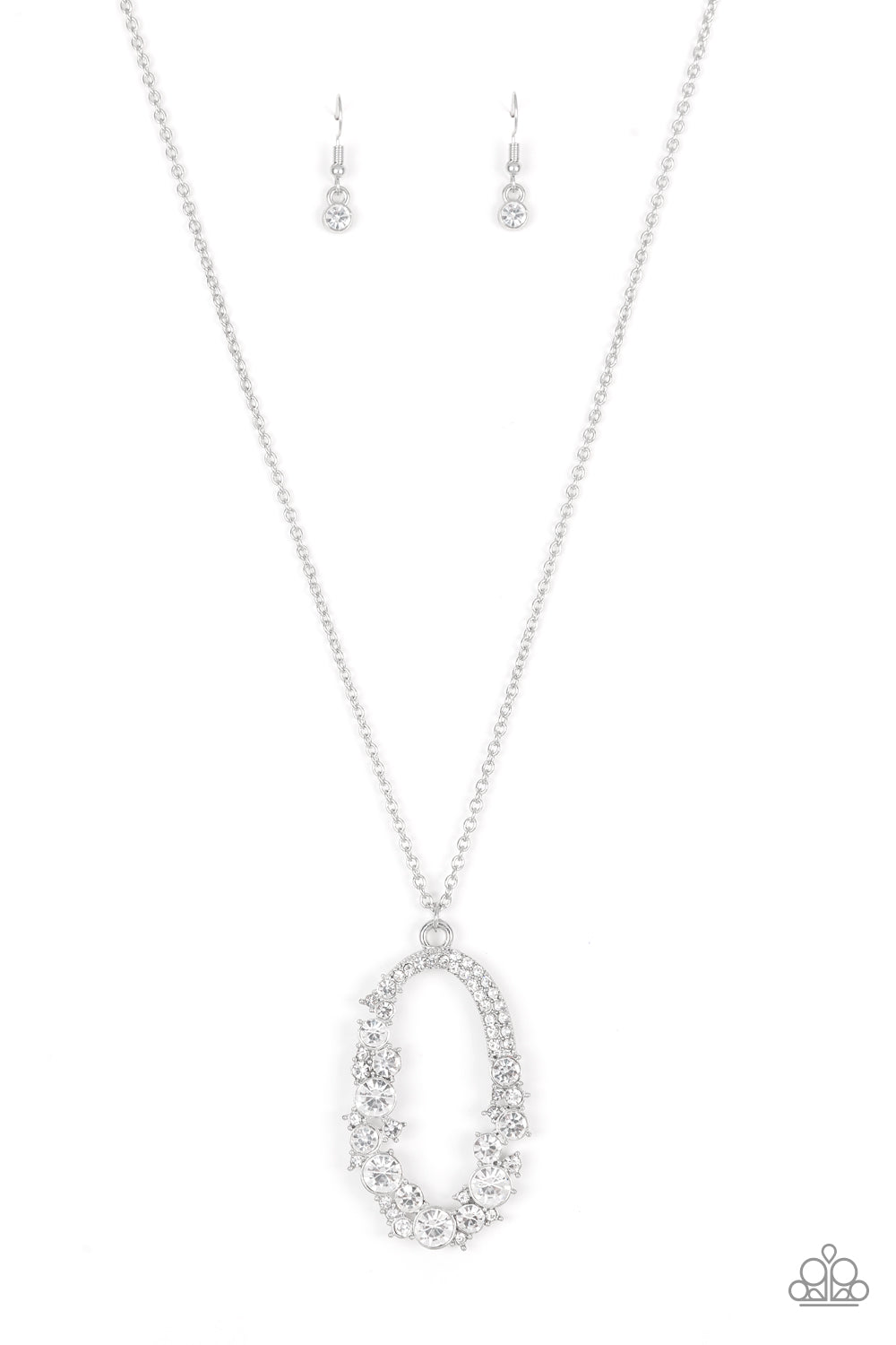 Spotlight Social - White Necklace Paparazzi N0567