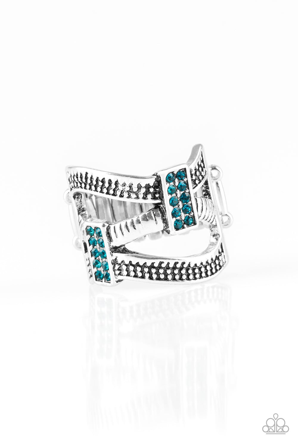 Urban Upscale Blue Ring Paparazzi R0197
