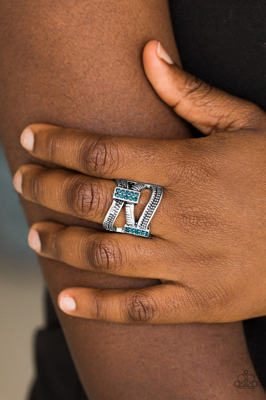 Urban Upscale Blue Ring Paparazzi R0197