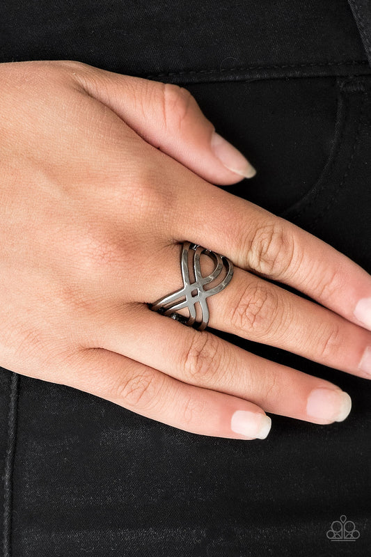 Infinite Fashion Black Ring Paparazzi R0097