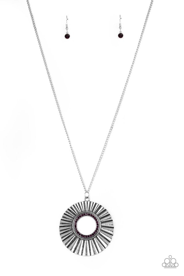 Chicly Centered Purple Necklace Paparazzi N0691