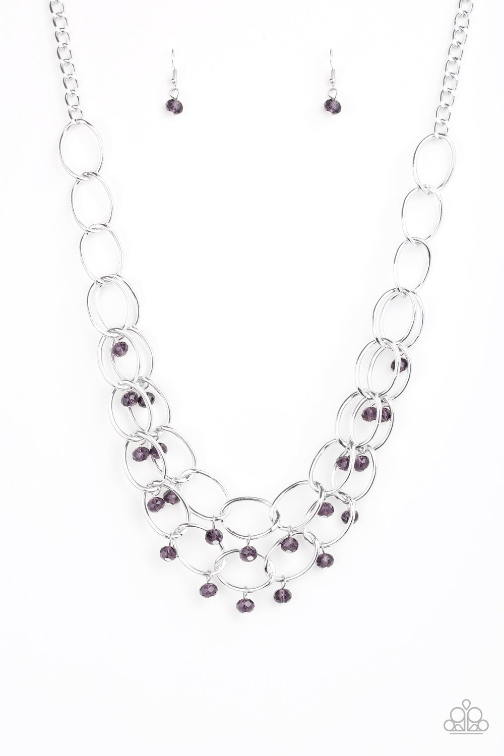 Yacht Tour Purple Necklace Paparazzi N0197
