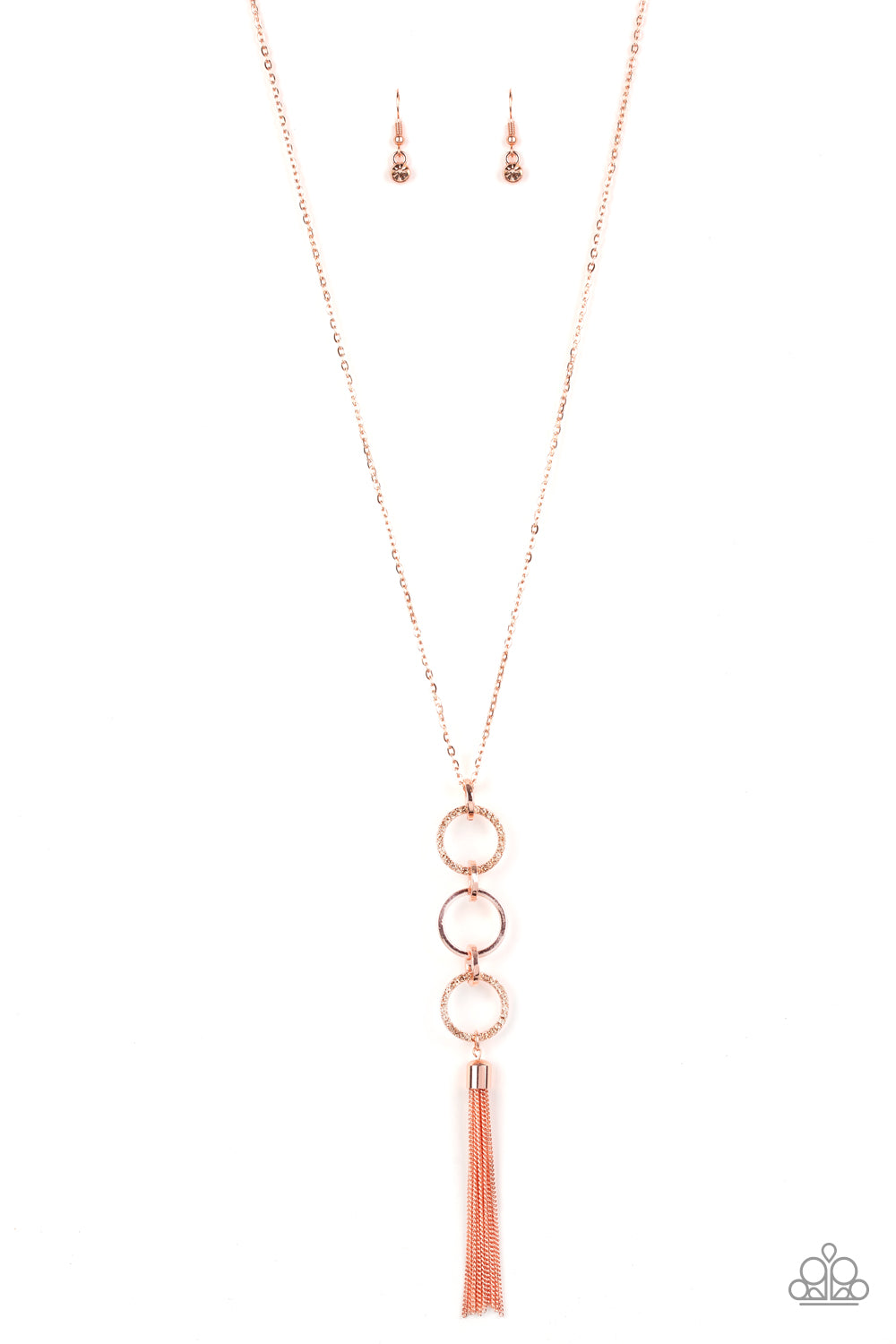 Diva In Diamonds - Copper Necklace Paparazzi N0594