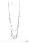 Modern Musical White Necklace Paparazzi N0386