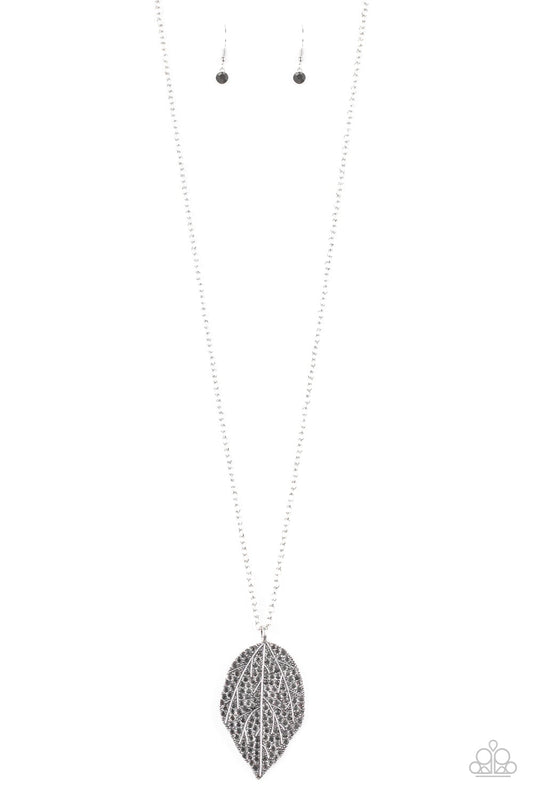 Natural Re-LEAF Silver Necklace N0268