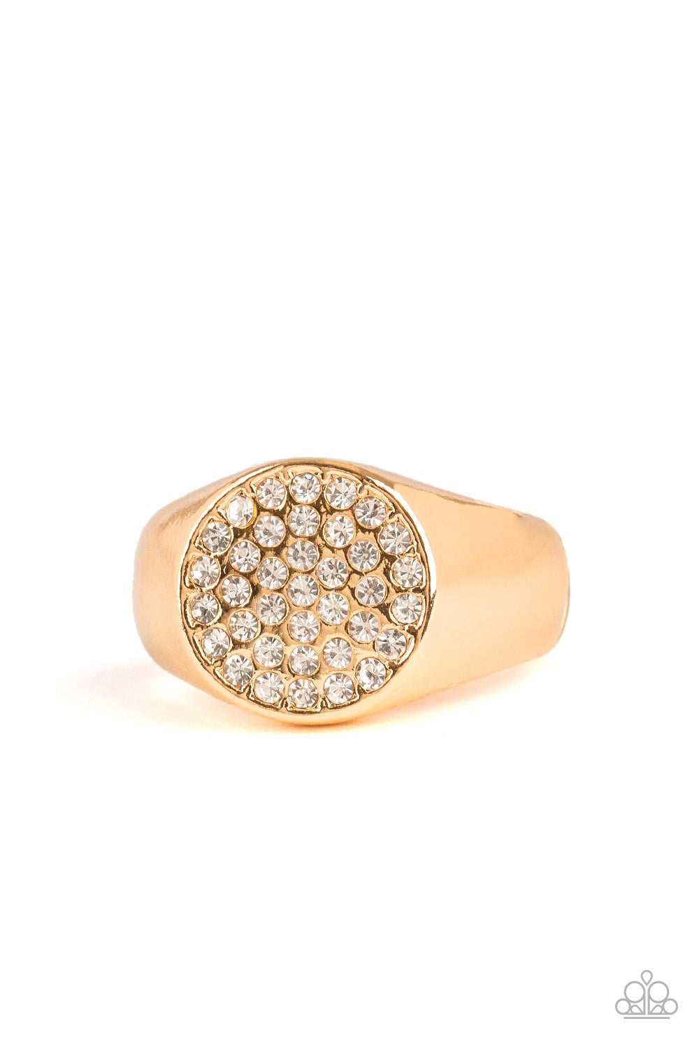 Conquest Gold Ring Paparazzi R0006