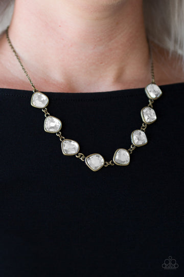 The Imperfectionist Brass Necklace Paparazzi N0600