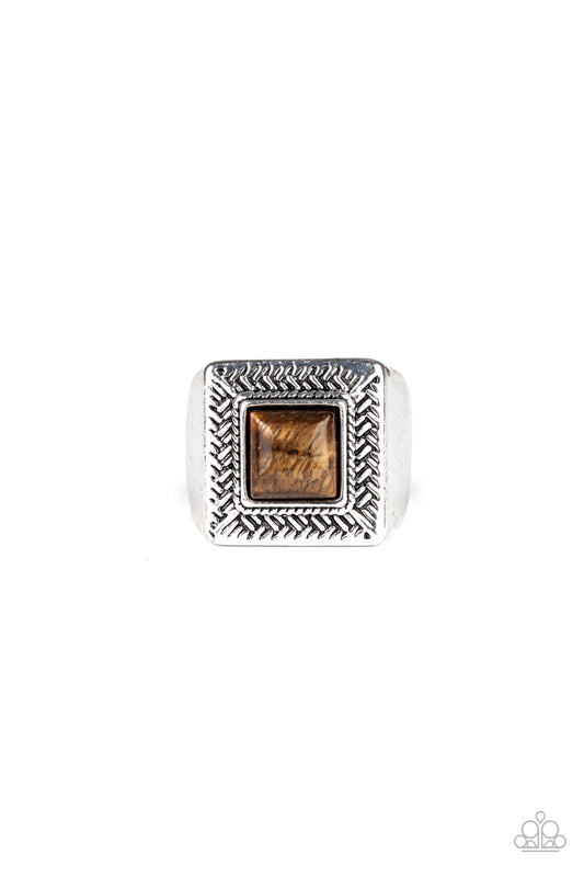The Wrangler - Brown Ring Paparazzi R0142