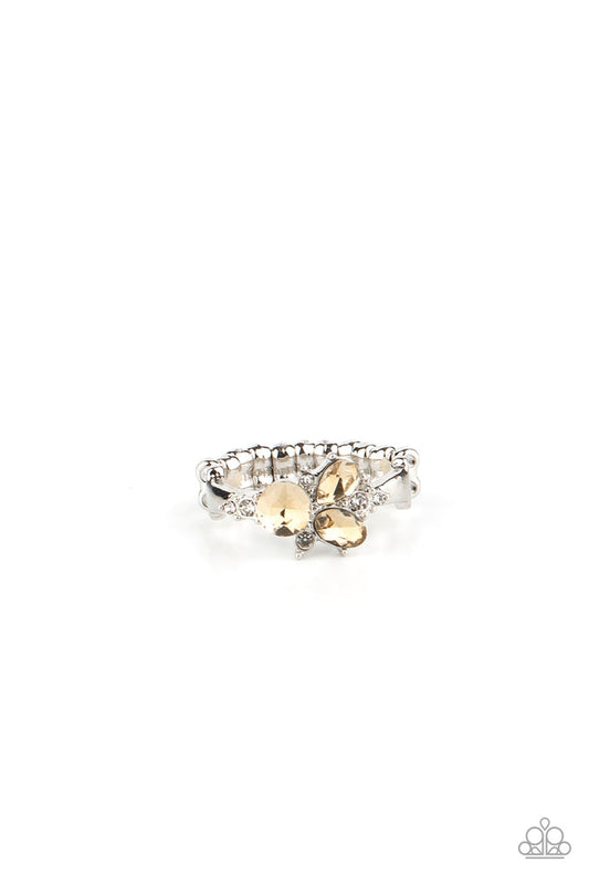 Here You GLOW Brown Ring Paparazzi R0111