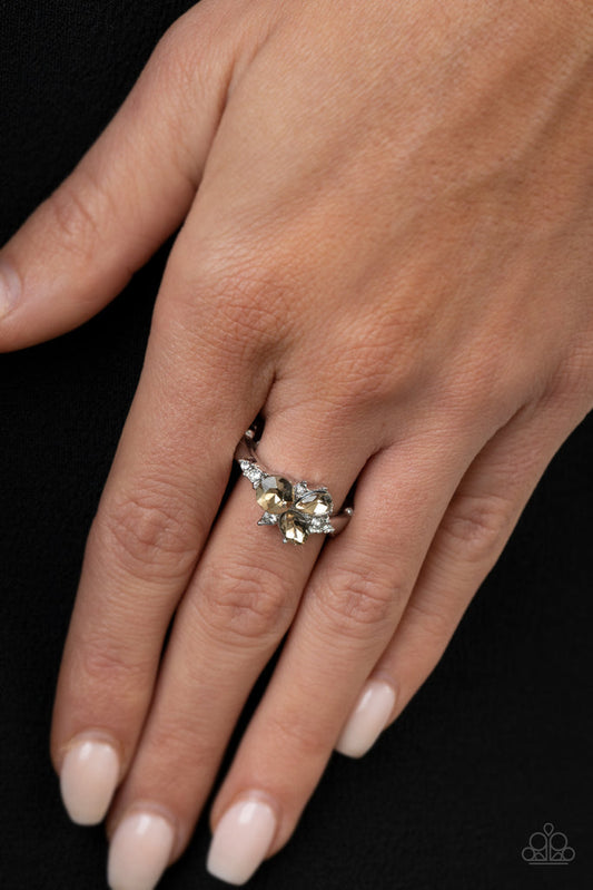 Here You GLOW Brown Ring Paparazzi R0111
