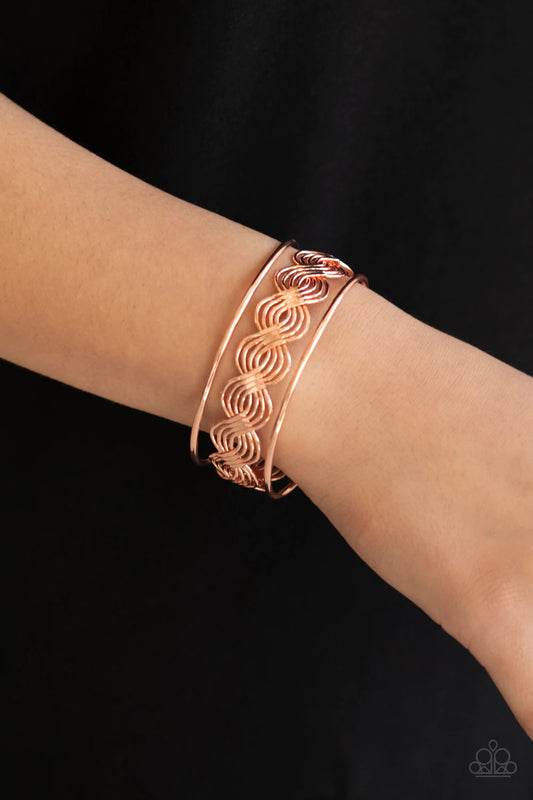 Weave An Impression Copper Bracelet B0028