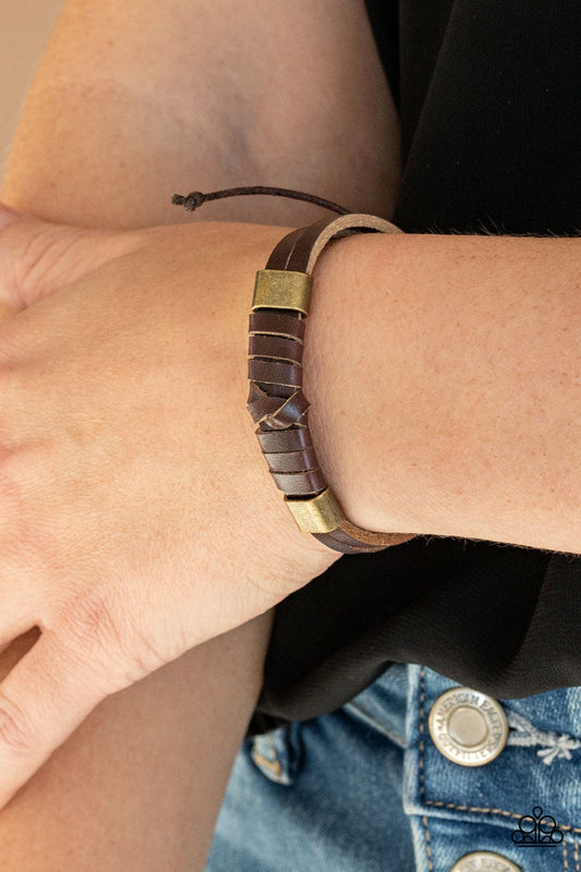 Drifter Decor Brown Urban Bracelet Paparazzi B0074