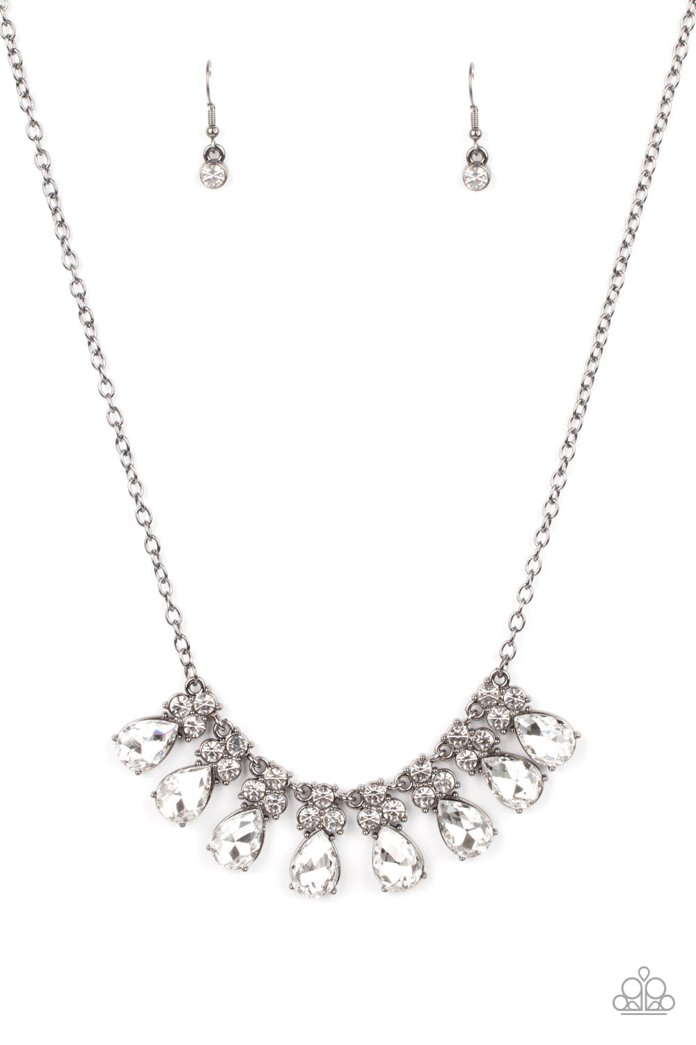 Sparkly Ever After Black Necklace Paparazzi  N0606