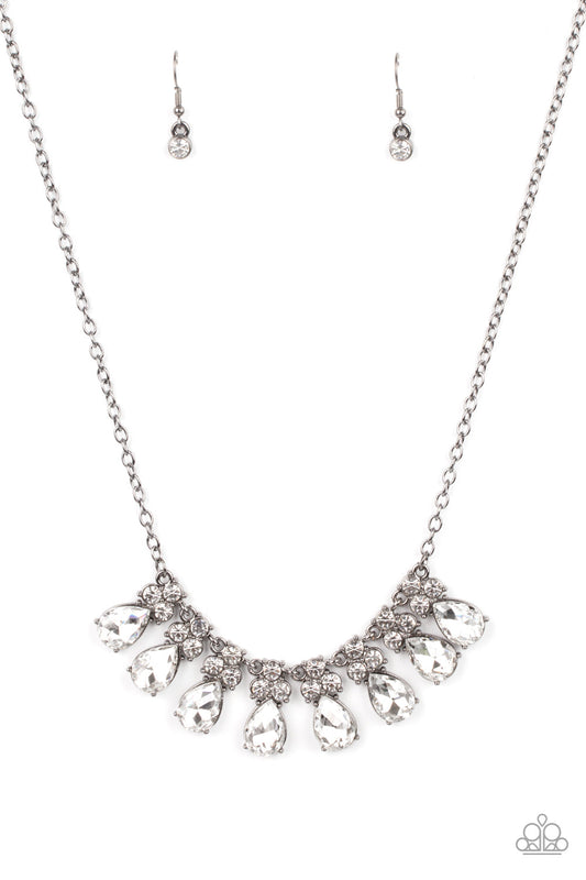Sparkly Ever After Black Necklace Paparazzi  N0606