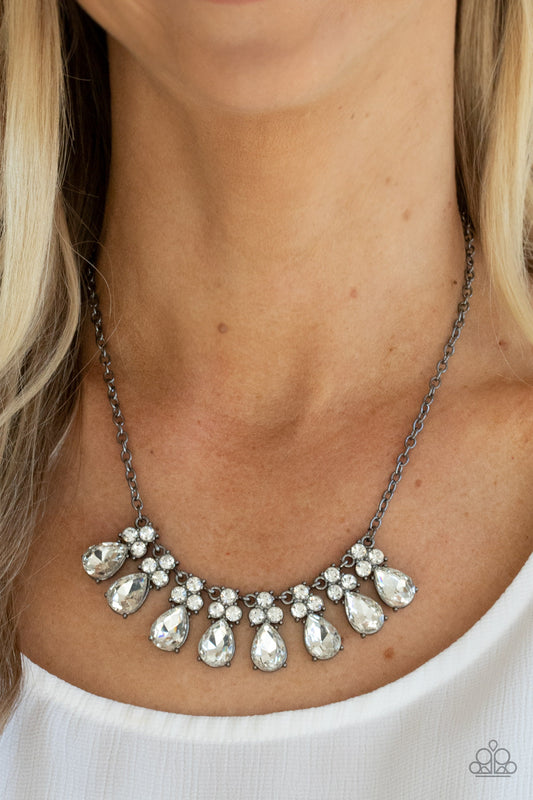 Sparkly Ever After Black Necklace Paparazzi  N0606