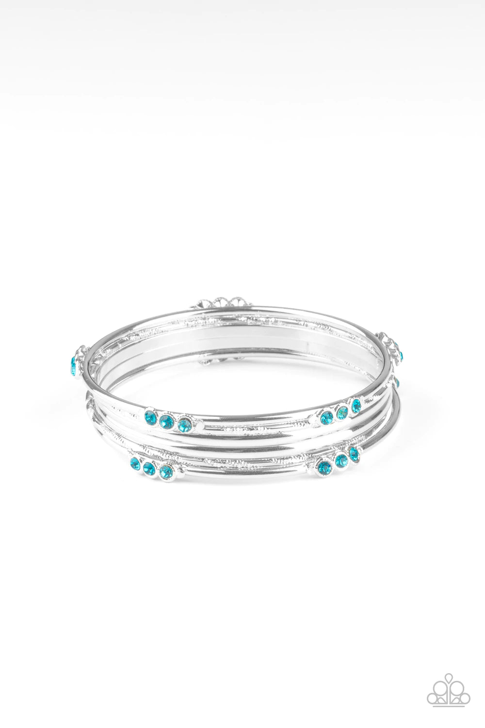 Stackable Sparkle Blue Bracelet Paparazzi B0070